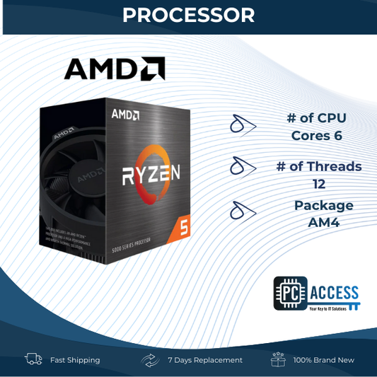 AMD Ryzen 5 5600X 6-Core 12-Thread 3.70-4.60GHz Processor Boxed