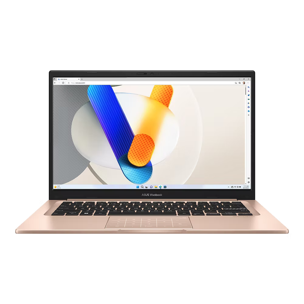 ASUS Notebook Vivobook 14 (Terra Cotta) Intel Core 5 120U | 14" FHD (1920 x 1080) IPS 60hz | 8GB DDR4 on board + 8GB DDR4 SO-DIMM | 512GB M.2 NVMe SSD | Shared | Windows 11 Home | Microsoft Office Home 2024 + Microsoft 365 Basic | X1404VA-EB1417WSM