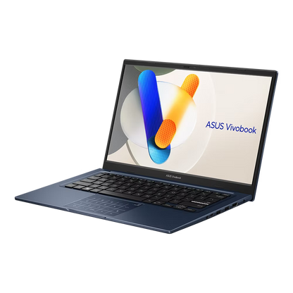 ASUS Notebook Vivobook 14 (Quiet Blue) Intel Core i5-1334U | 14" FHD (1920 x 1080) LED | 8GB DDR4 on board | 512GB M.2 NVMe SSD | UHD Graphics | Windows 11 Home |Microsoft Office Home 2024 + Microsoft 365 Basic |  X1404VA-NK766WSM