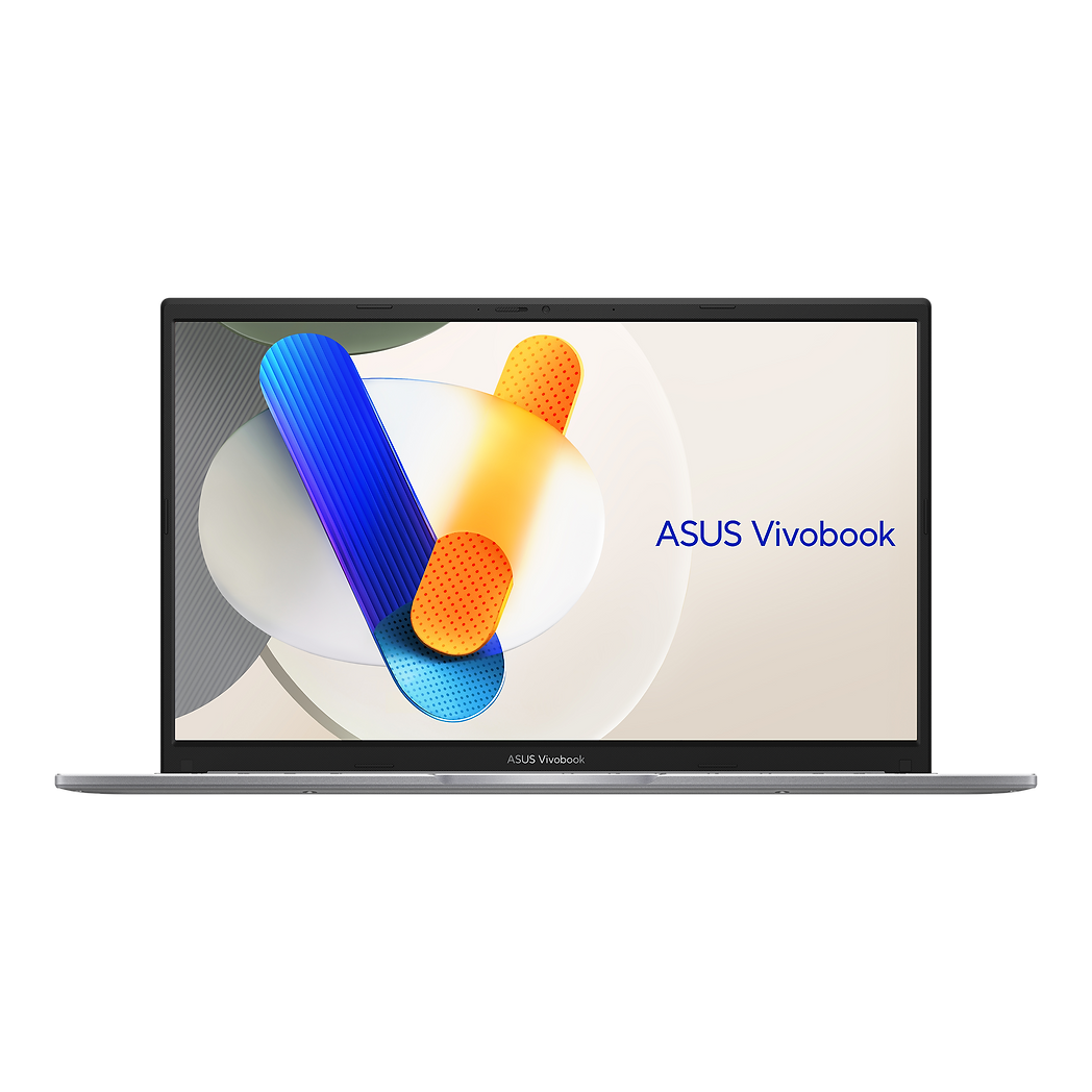 ASUS Notebook Vivobook 15 (Cool Silver) Intel Core 5 120U | 15.6" FHD (1920 x 1080) IPS 60hz | 8GB DDR4 on board + 8GB DDR4 SO-DIMM | 512GB M.2 NVMe SSD | Shared | Windows 11 Home | Microsoft Office Home 2024 + Microsoft 365 Basic | X1504VA-BQ3583WSM