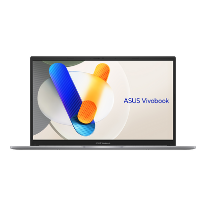 ASUS Notebook Vivobook 15 (Cool Silver) Intel Core 5 120U | 15.6" FHD (1920 x 1080) IPS 60hz | 8GB DDR4 on board + 8GB DDR4 SO-DIMM | 512GB M.2 NVMe SSD | Shared | Windows 11 Home | Microsoft Office Home 2024 + Microsoft 365 Basic | X1504VA-BQ3583WSM