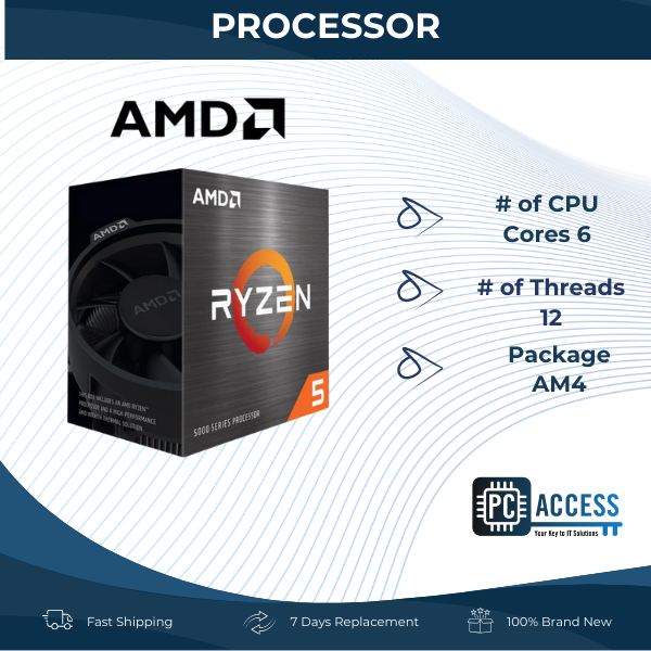 AMD Ryzen 5 5600X 6-Core 12-Thread 3.70-4.60GHz Processor Boxed
