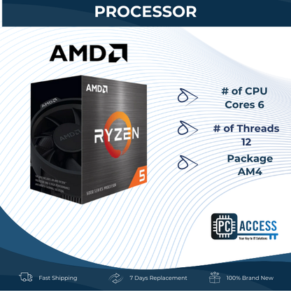 AMD Ryzen 5 5600X 6-Core 12-Thread 3.70-4.60GHz Processor Boxed