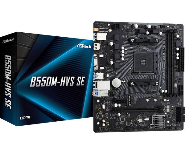 ASROCK B550M-HVS SE DDR4 MATX AM4