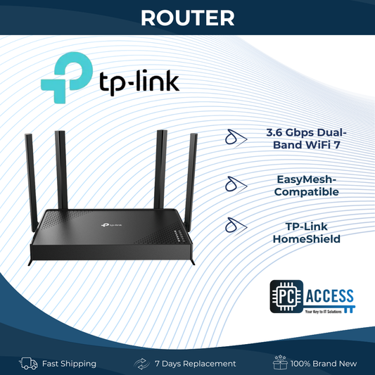 TP-Link Archer BE220 BE3600 Dual-Band Wi-Fi 7 Router