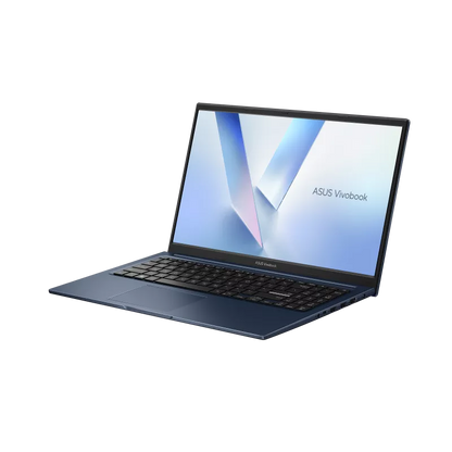 ASUS Notebook Vivobook 15 (Quiet Blue) Intel Core 5 120U | 15.6" FHD (1920 x 1080) IPS 60hz | 8GB DDR4 on board + 8GB DDR4 SO-DIMM | 512GB PCIEG4:SSD | Shared | Windows 11 Home | Microsoft Office Home 2024 + Microsoft 365 Basic | X1504VA-BQ3582WSM