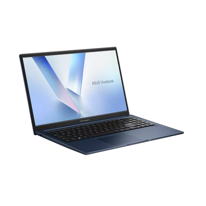 ASUS Notebook Vivobook 15 (Quiet Blue) Intel Core 5 120U | 15.6" FHD (1920 x 1080) IPS 60hz | 8GB DDR4 on board + 8GB DDR4 SO-DIMM | 512GB PCIEG4:SSD | Shared | Windows 11 Home | Microsoft Office Home 2024 + Microsoft 365 Basic | X1504VA-BQ3582WSM